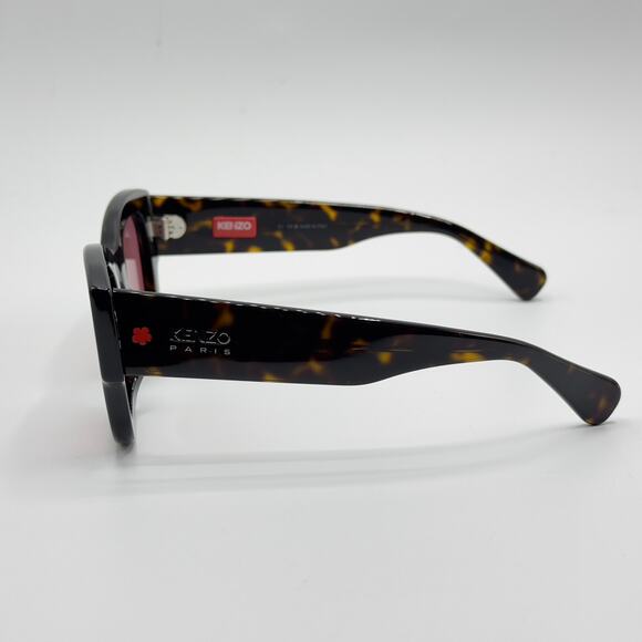 Kenzo Sunglasses BOKE FLOWER KZ40169U 52S Dark Havana Frame Bordeaux Lens NEW main image 5